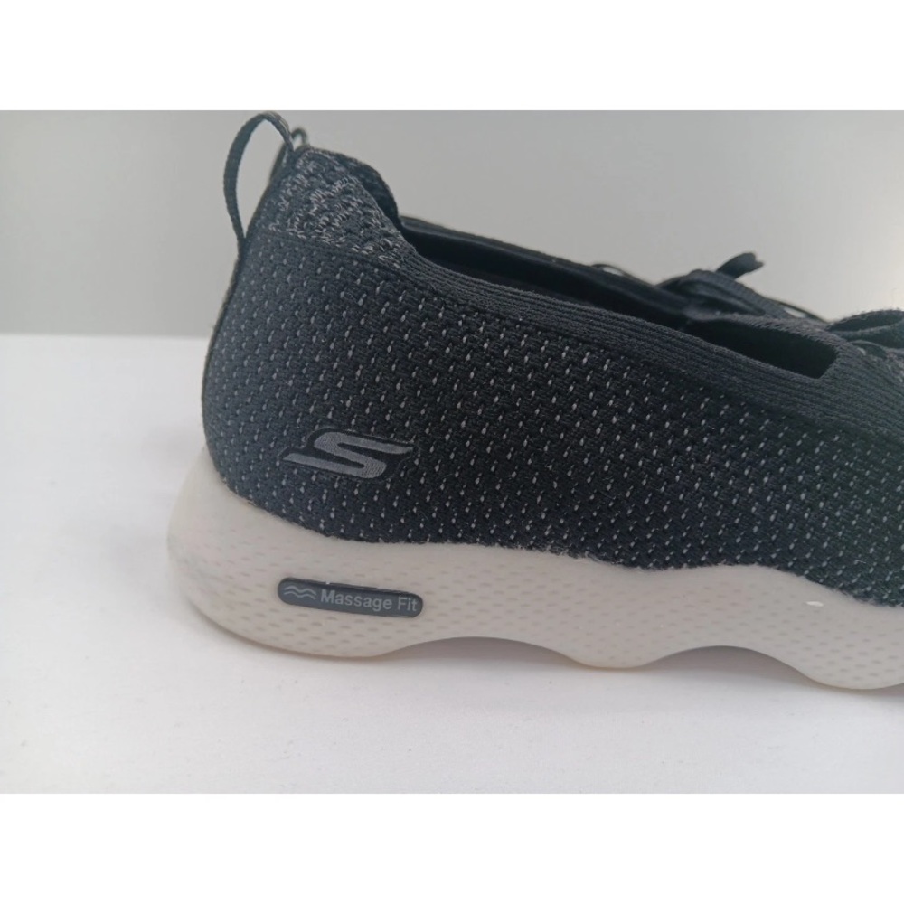 Skechers Sneakers Shoes Massage Fit Lite Stretch Black Knit Slip-Ons size 8 - Picture 4 of 14